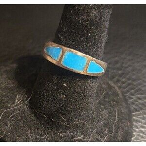 Southwestern Vintage sterling silver ring sz 4